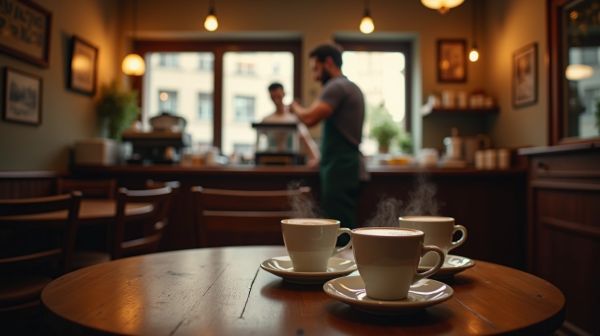 Authentic flavors await you at an Italian coffee shop